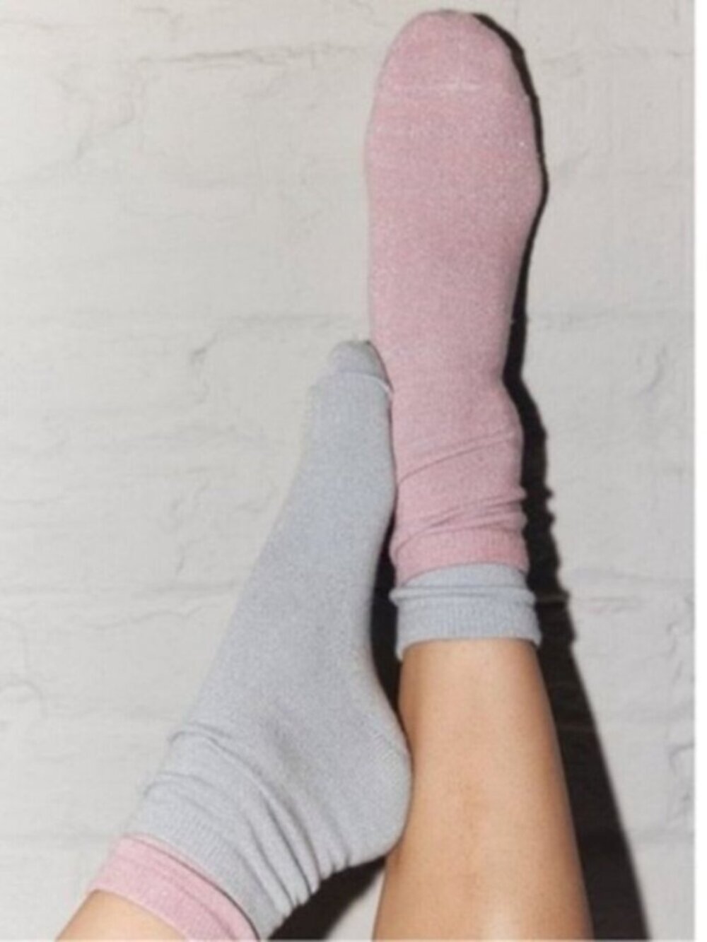 FREE PEOPLE Lurex Sock Bundle Ice Pack NWT